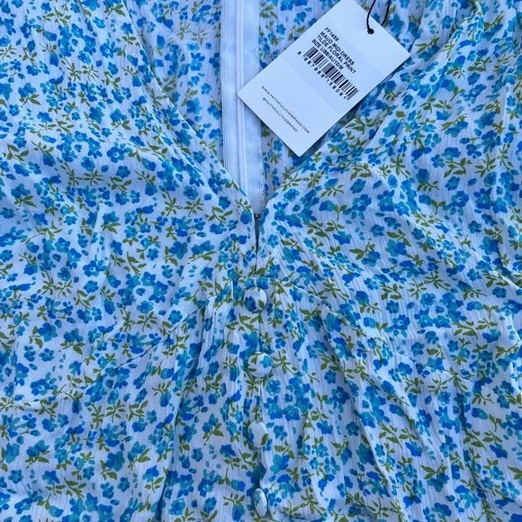 Faithful The Brand Maud Midi Floral Dress Size M - Picture 5 of 8